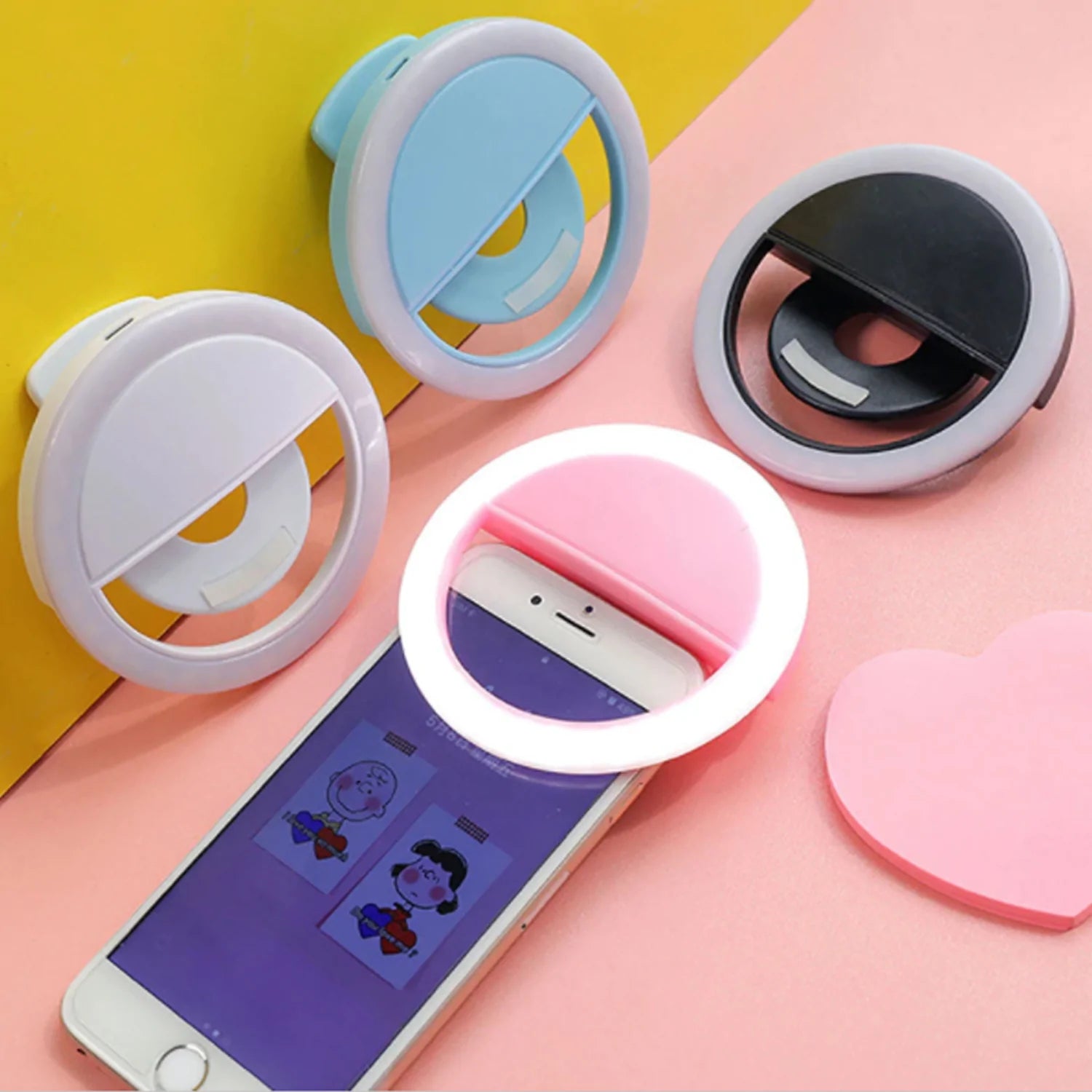4785 Selfie Ring Light used for applying bright shade over face during taking selfies and making videos etc. DeoDap 4785 Selfie Ring Light used for applying bright shade over face during taking selfies and making videos etc. DeoDap